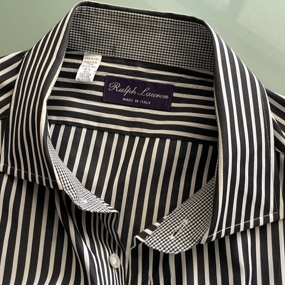 Ralph Lauren purple label men’s shirt 16.5 - Picture 3 of 4